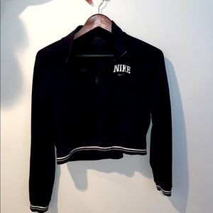 cropped nike long sleeve